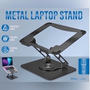 Black Metal Laptop Stand